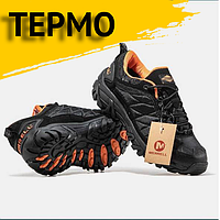 Зимние мужские термо кроссовки Merrell для зимы непромокаемые, Теплые термо кроссовки черные *БА 893-2*