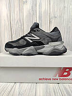 Кроссовки женские с мехом New Balance 9060 Winter Black Gray