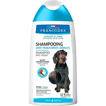 Шампунь для собак для усунення неприємного запаху Laboratoire Francodex Anti-odour Shamp 250 мл