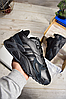 Зимові чоловічі кросівки Adidas Streetball Winter Black хутро взуття Адідас Стрітбол чорні  шкіряні теплі, фото 3