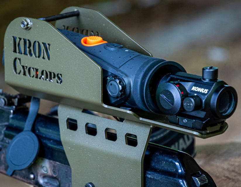 Крепление КРОН Циклоп (для использования тепловизора на АК