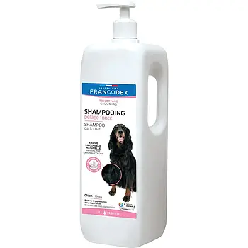 Шампунь для собак із чорною вовною Laboratoire Francodex Dark Coat Shampoo 1 л