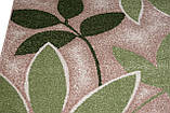 Килимок сучасний KIWI 02628A Beige/L.Green, 0,8x1,5 м, фото 4