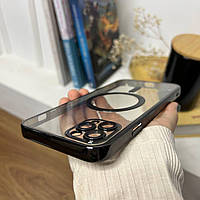 Чехол на Айфон 11 Про Макс силиконовый Черный / MagSafe case for iPhone 11 Pro Max Black