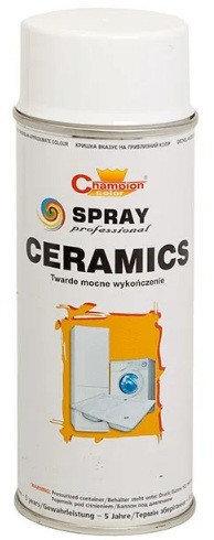 Фарба аерозольна champion КЕРАМІКА 400мл Білий, фото 1