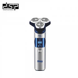 Електробритва для чоловіків роторна для гоління з плавальними головками DSP 60359 IPX7 USB