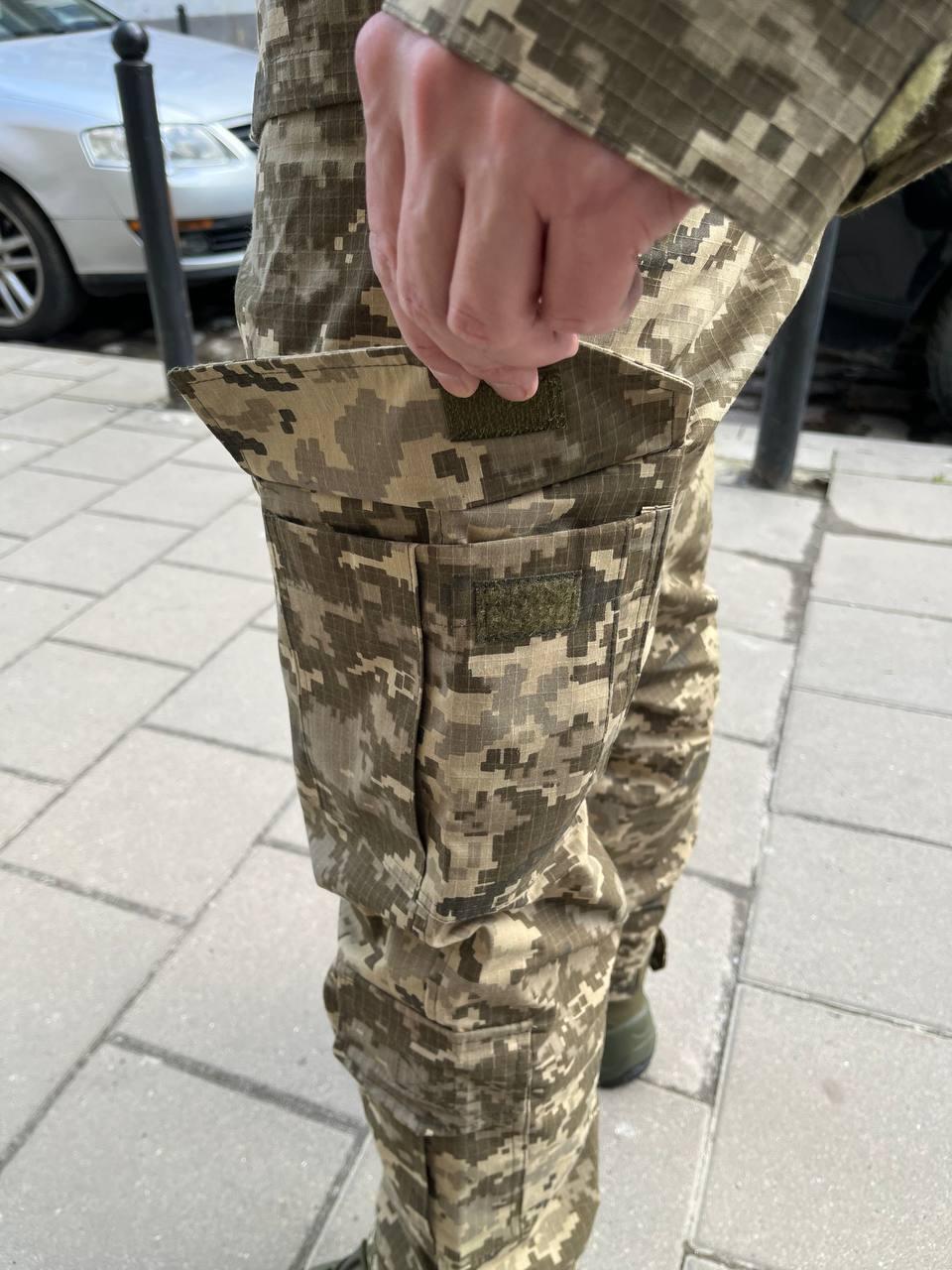 Форма тактическая летняя военный пиксель / Армейский летний костюм ВСУ розмер 48-50 - фото 5 - id-p2018610195