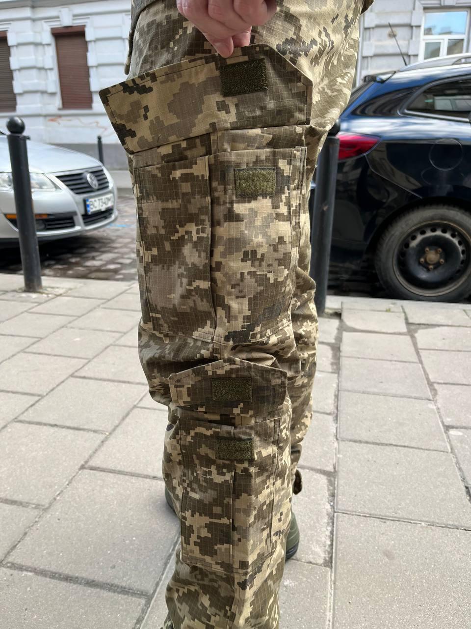 Форма тактическая летняя военный пиксель / Армейский летний костюм ВСУ розмер 48-50 - фото 6 - id-p2018610195