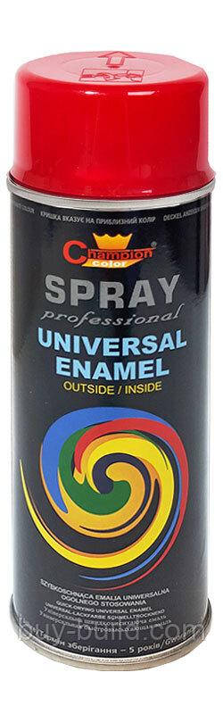 Фарба аерозольна champion 400мл Червоний (3002), фото 1