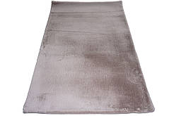 Килим штучний кролик сучасний ESTERA COTTON BLOCK ANTISLIP L.Grey, 1.2х1.8 м