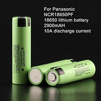 Аккумулятор  Panasonic NCR18650PF  2900mAh / 10A