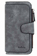 Жіночий гаманець Baellerry N2345 DARC GREY, портмоне колір темно-сірий. Оригінал YU227