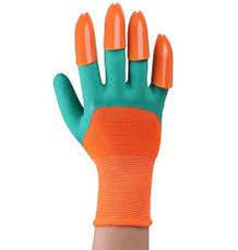 Садові рукавички з роздвоєними кігтями Garden Genie Gloves YU227, фото 2