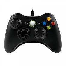 Провідний геймпад Microsoft Xbox 360 / PC Black YU227