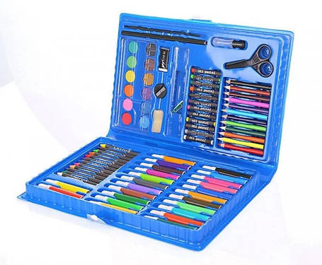 Набір для творчості Coloring Art Set 86 предметів для малювання YU227, фото 1