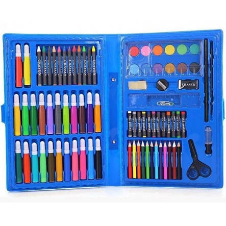 Набір для творчості Coloring Art Set 86 предметів для малювання YU227, фото 3