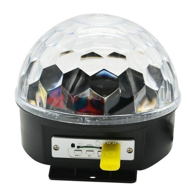 Світлодіодний диско куля Music Ball Mp3 USB LED + флешка YU227