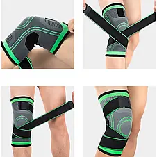 Наколінник Knee Support Спортивний бандаж колінного суглоба YU227, фото 3