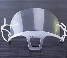 Маска екран пластикова прозора на підборіддя для майстрів