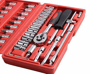 Набір інструментів 46 предметів Wrench Socket YU227, фото 2