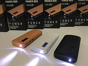Зовнішній акумулятор Power Bank повербанк PC48 30000 mAh на 3 USB з ліхтариком YU227