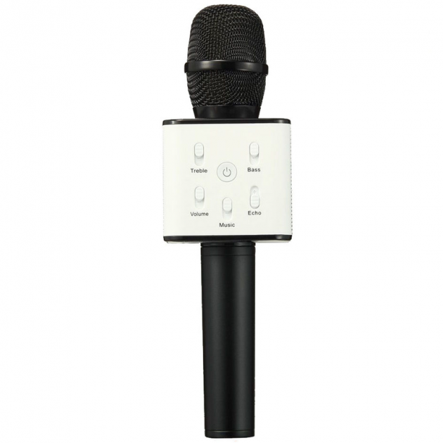 Бездротовий Bluetooth мікрофон-караоке Q7 Чорний YU227