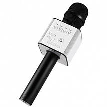 Бездротовий Bluetooth мікрофон-караоке Q7 Чорний YU227, фото 6