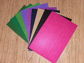 Фетр A4 формату 3 мм мікс 9 шт упаковка Акція