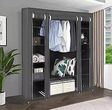 Складаний тканинний шафа FH.TOPY Storage Wardrobe 99150 Gray YU227, фото 3
