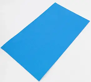 Килимок PVC для йоги та фітнесу 1.73x0.61м Блакитний YU227, фото 2