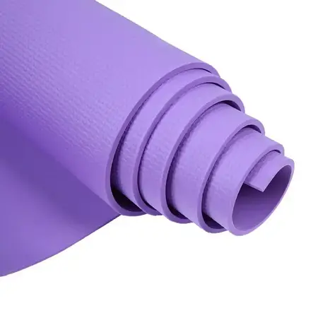 Килимок PVC для йоги та фітнесу 1.73x0.61м Фіолетовий YU227, фото 2