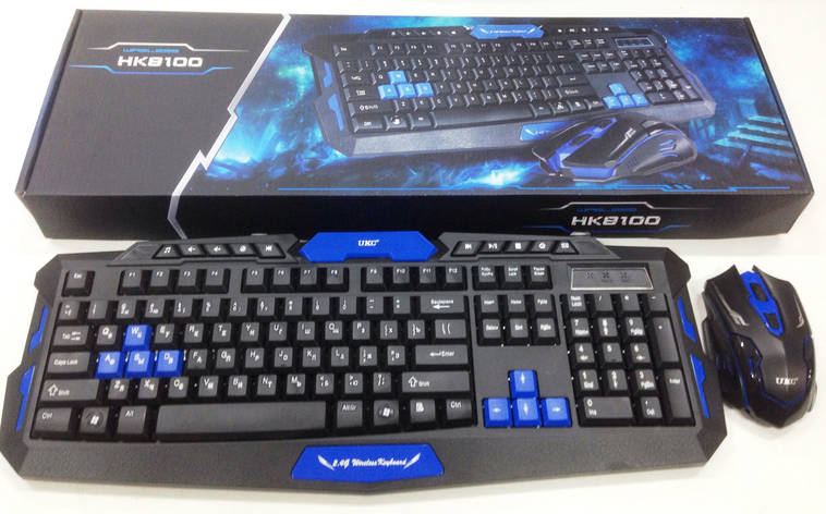 Клавіатура KEYBOARD HK-8100 + мишка YU227, фото 2