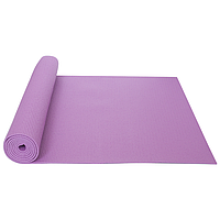 Коврик PVC для йоги и фитнеса 1.73x0.61м Сиреневый YU227