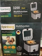 Фритюрниця Rainberg RB-2219 з кришкою YU227, фото 3