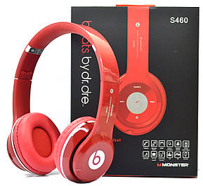 Бездротові навушники S460 Bluetooth з MP3 плеєром червоні YU227, фото 2