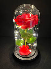 Вічна троянда з Led підсвічуванням Червона YU227