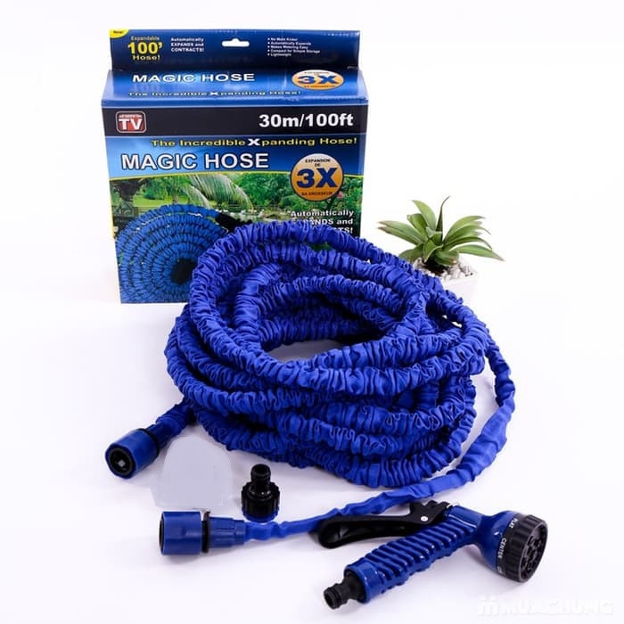 Шланг Magic Hose 30 метрів для поливу саду з розпилювачем YU227