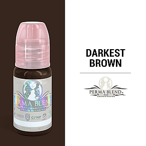 Пігмент для татуажу брів PERMA BLEND Darkest Brown (USA), 15 мл, фото 2