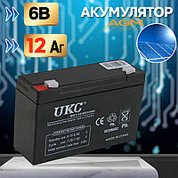 Акумуляторна батарея UKC BATTERY WST-12AH 6V Свинцево-кислотний акумулятор