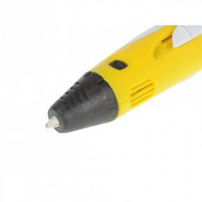 3D ручка з LCD дисплеєм пластиком для малювання Pen 2 Yellow YU227, фото 2