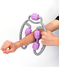 Антицелюлітний великий роликовий масажер Anti Cellulite Massage YU227, фото 6