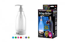 Дозатор для рідкого мила з підсвічуванням Soap Bright Nightlight Soap Dispenser 400 мл YU227, фото 3