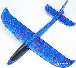 Літак Планер метальний Explosion Великий розмах крил 49 см Синій YU227