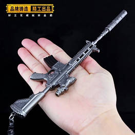 Брелок CQ з гри PUBG M416 Assault Rifle Weapon Keychain