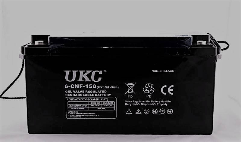 Акумулятор АКУМУЛЯТОР 12V 150A UKC YU227, фото 2