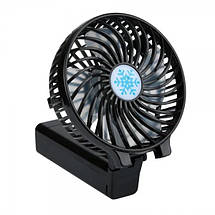 Ручний вентилятор Handy Fan Mini чорний YU227, фото 2
