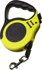 Автоматичний висувний повідець рулетка для собак 5 м Жовтий YU227, фото 3
