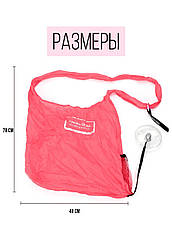 Сумка-шоппер Shopping Bag to Roll Up червона YU227, фото 5