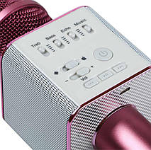 Караоке мікрофон Q9 Чорний в чохлі. Безпровідний, USB, MP3 YU227, фото 6