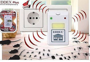 Відлякувач RIDDEX PLUS тарганів, гризунів, комах Pest Repelling Aid YU227
